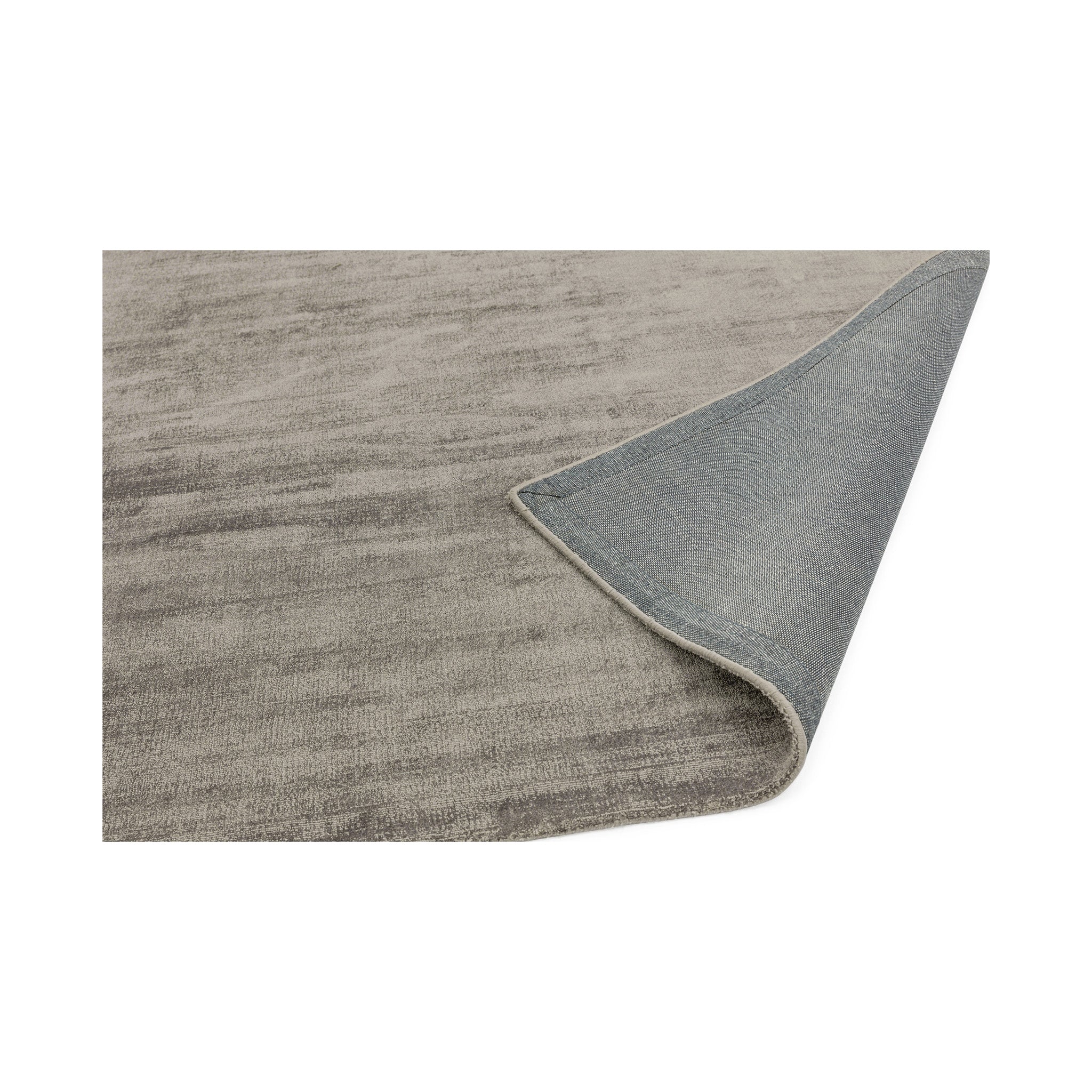 Hand Woven Viscose Rug in Moleskin